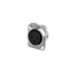 Conector XLR HEMBRA MK3F2C Chasis. Seetronic