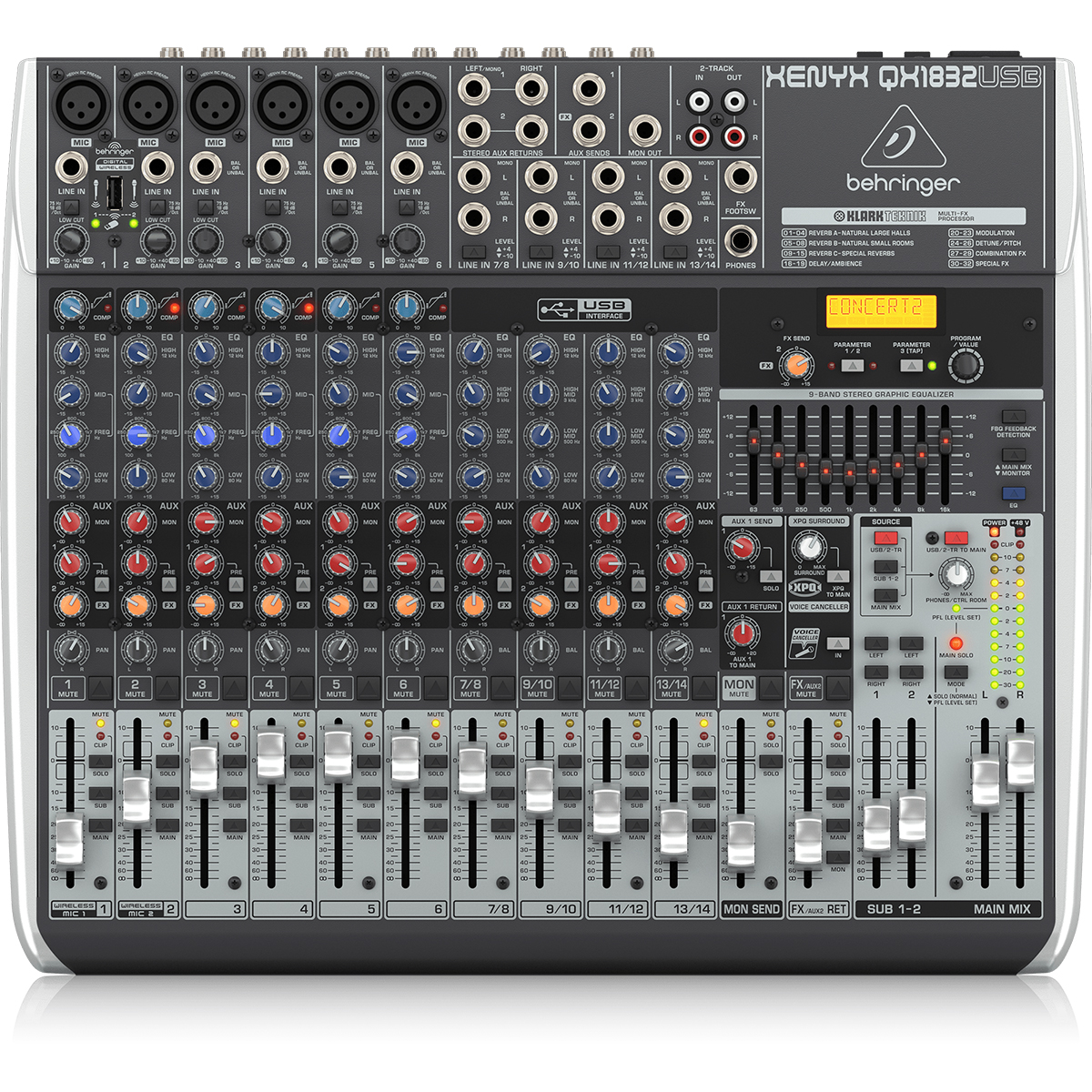 1 Consola Xenyx QX1832USB. Behringer - Imagen 1