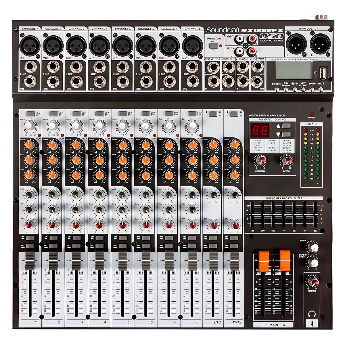 1 Consola De Sonido SX1202FX. Soundcraft - Imagen 1