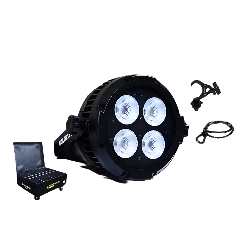 1 Spot Led Big Par Cob200 (Outdoor) KIT X6 U. Kolortec - Imagen 1