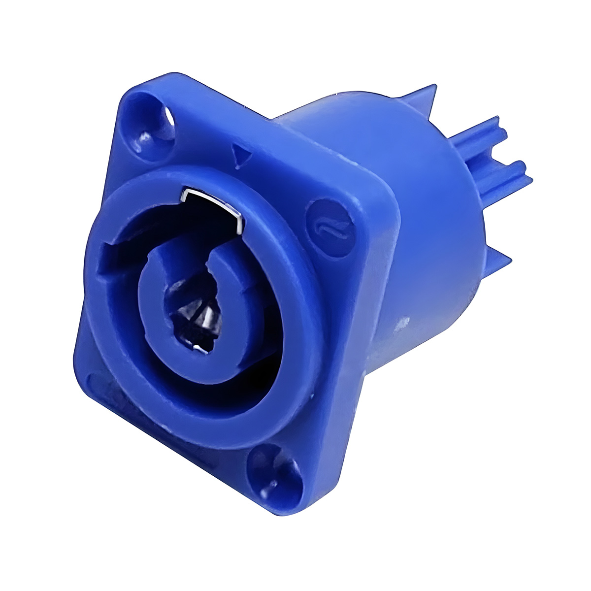 1 Conector Powercon Chasis Azul LD4035. Venetian - Imagen 1