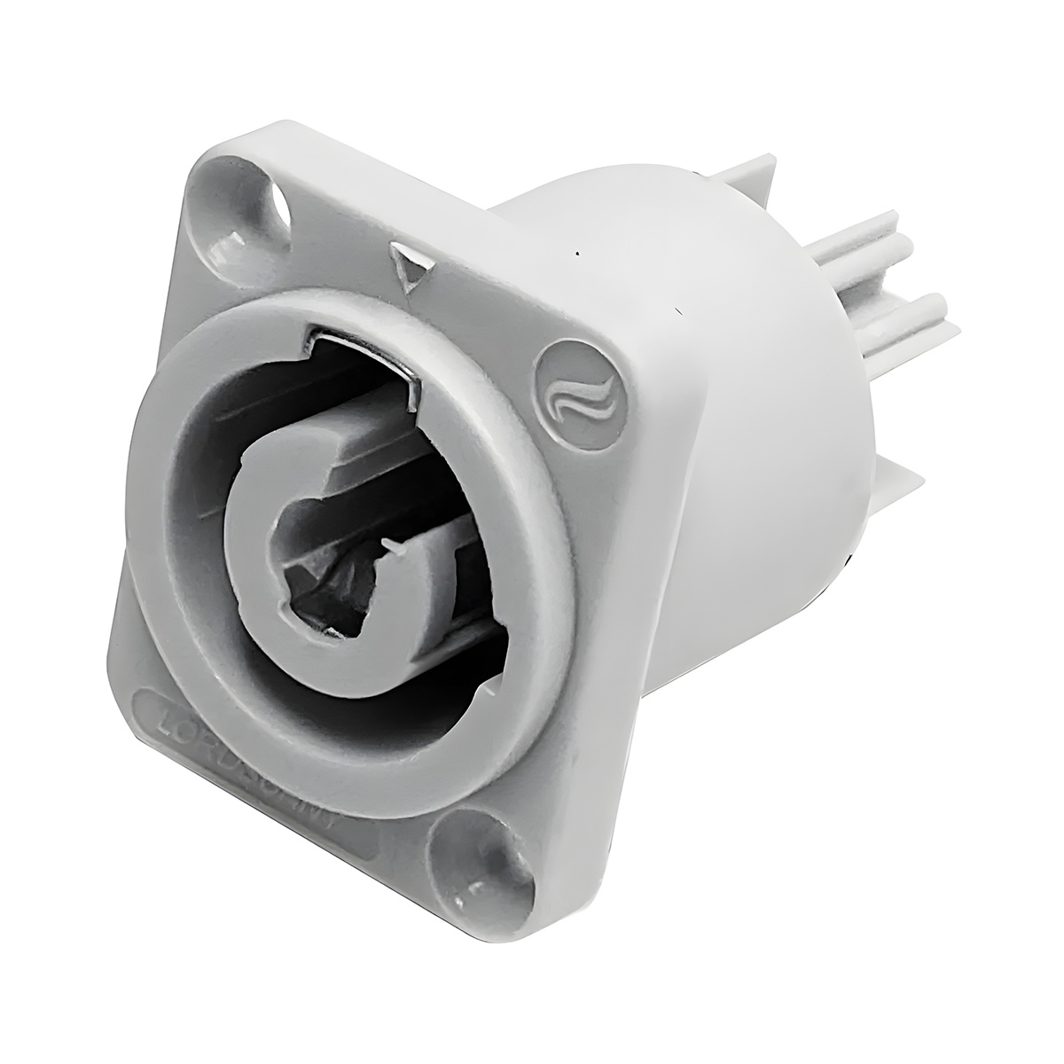 1 Conector Powercon Chasis Blanco LD4033. Venetian - Imagen 1