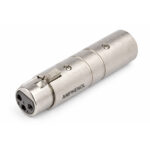 Adaptador XLR Hembra - XLR Macho AC3F3MW. Amphenol