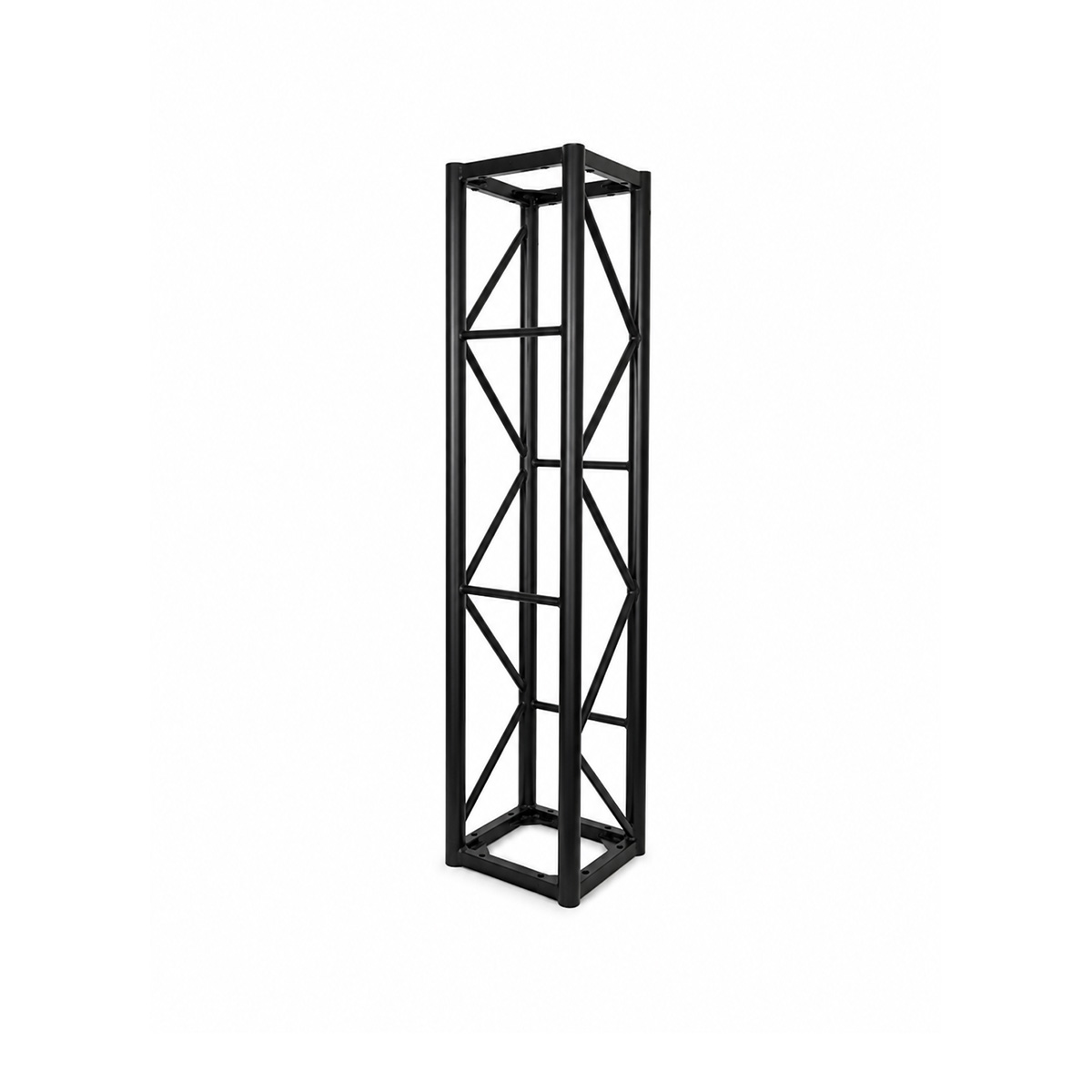 1 tramo negro 1 mts Estructura de Acero 1M 30X30 EPOXI (NEGRA). TR - Imagen 1